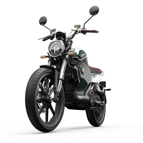 Электромотоцикл WHITE SIBERIA SUPER SOCO TC