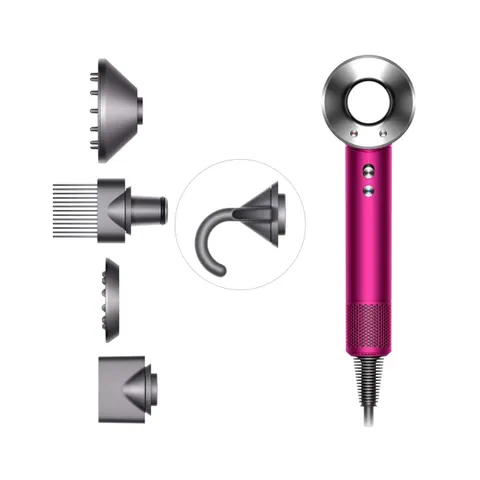 Фен HD07 Fuchsia/Nikcel