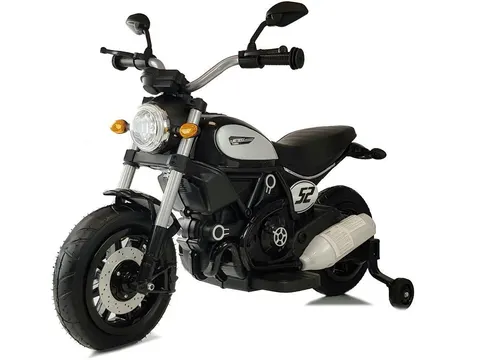 QK-307-BLACK Детский электромотоцикл Qike Чоппер