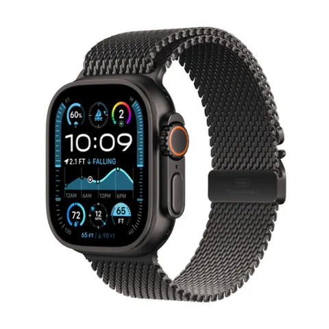 Apple Watch Ultra 2, 49 мм, Natural Titanium Case + Titanium Milanese Loop (M)/(L)