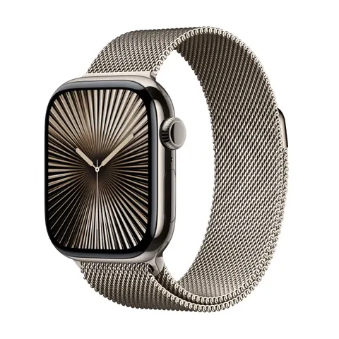 Apple Watch Series 10, 46 мм, Titanium Milanese Loop (M)/(L)